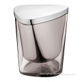Ice bucket with classic in design and features 2 scroll handles, perfect for dining table or bar